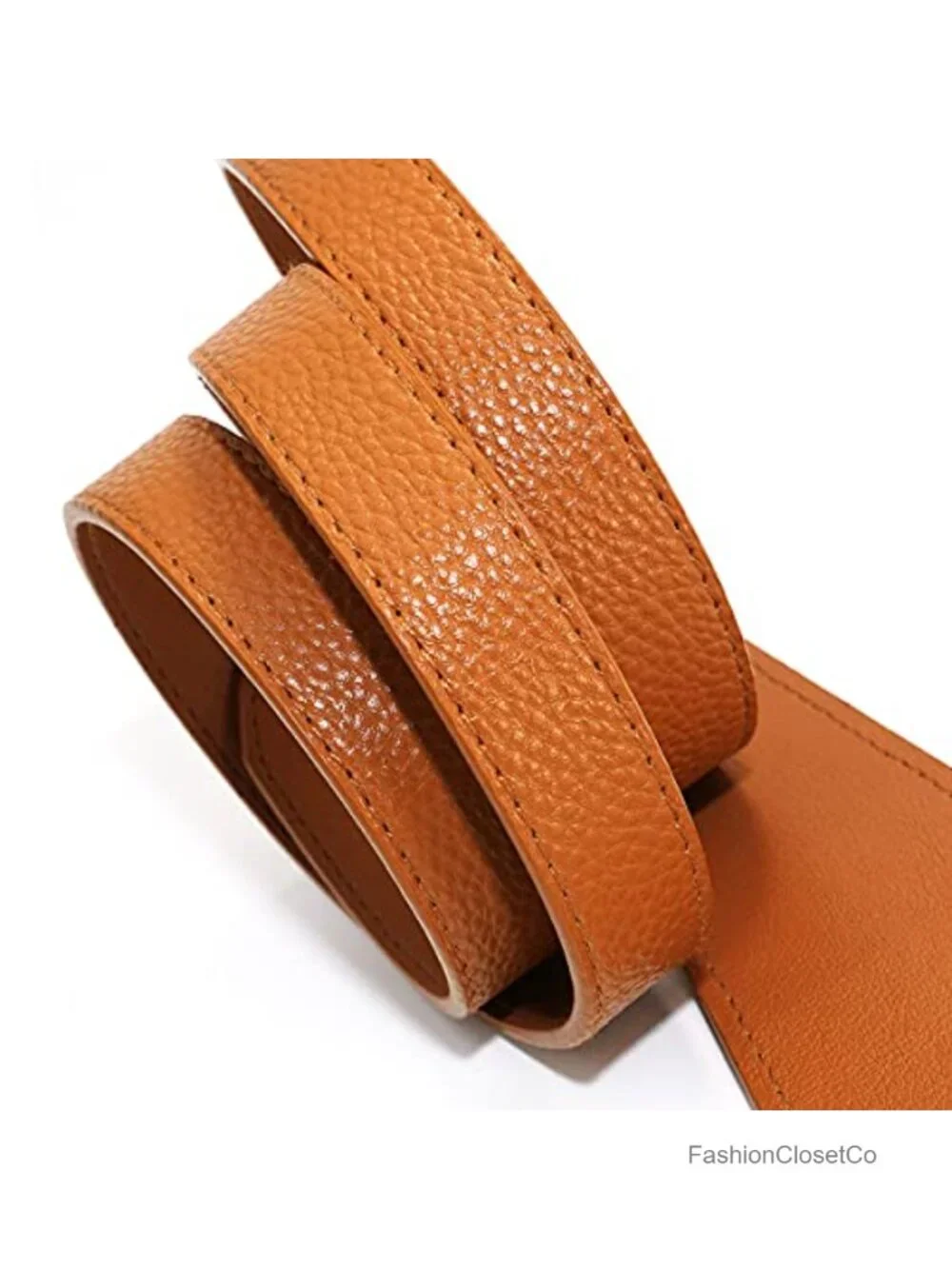 Vintage Leather Tie Waist Belt for Dresses Jeans Casual, Adjustable